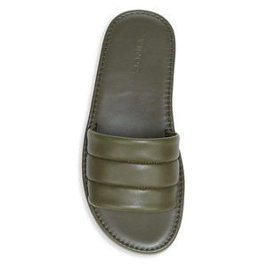 Vince Olina Slide Sandal Spruce Green Size 7 New in Box